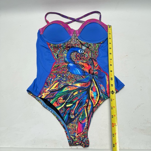 NWT BLUMOSS ZENANA HALTER MAILLOT ONE-PIECE SWIMSUIT - Picture 9 of 15